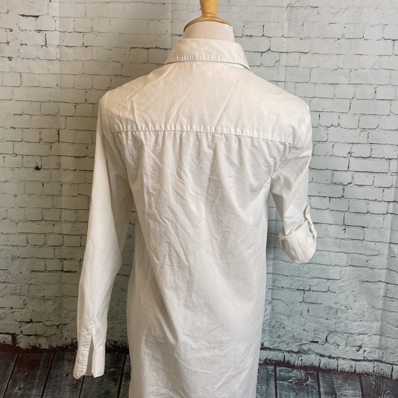 Summersalt Crisp Perfect Boyfriend Shirt Dress Sz S Organic Vacation Resortwear - Picture 10 of 16